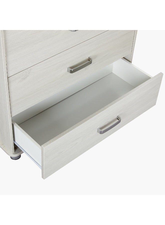 Home Box Alina Chest Of 5-Drawers 111.5 X 80 X 39 Cm  - Image 3