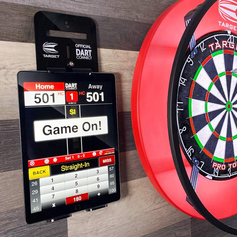Target Darts Tablet Holder Scorer with Darts Connect, Black - Image 3