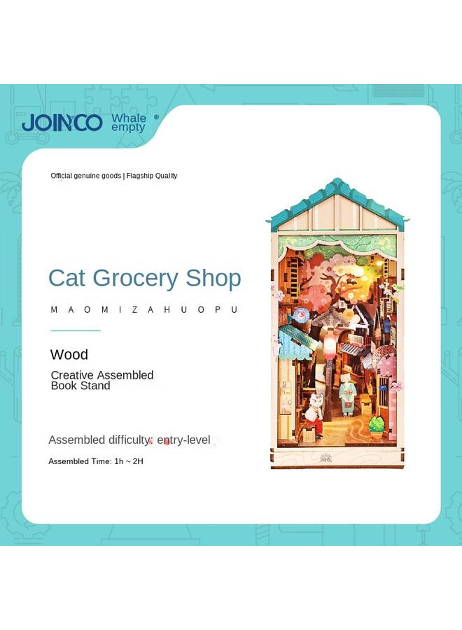 Bluejw DIY Cabin Magic World 3D Handmade Assembled Book Stand Desktop Model Toy For Holiday Gifts - Image 1