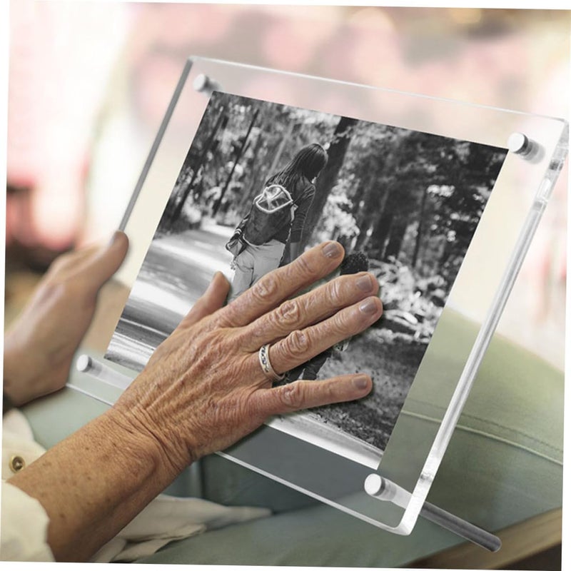 إطار صور شهادة أكريليك A4 من Garneck حامل عرض كريستالي لرخصة العمل والدبلوم للاستخدام المكتبي - Image 5