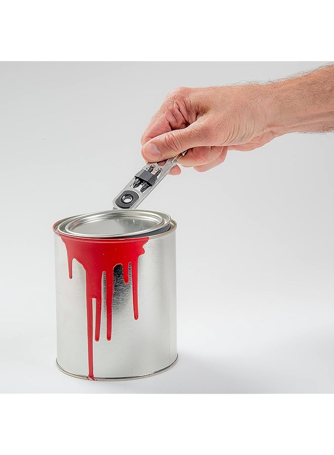 NITE IZE Doohickey Ratchet Key Tool Stainless Steel 6 In 1 Multitool Multi Tool With Bottle Opener Carabiner Clip Wrenches Ruler Phillips Bits Flat Bits Ratchet Pry Tool & Scoring Point - Image 5