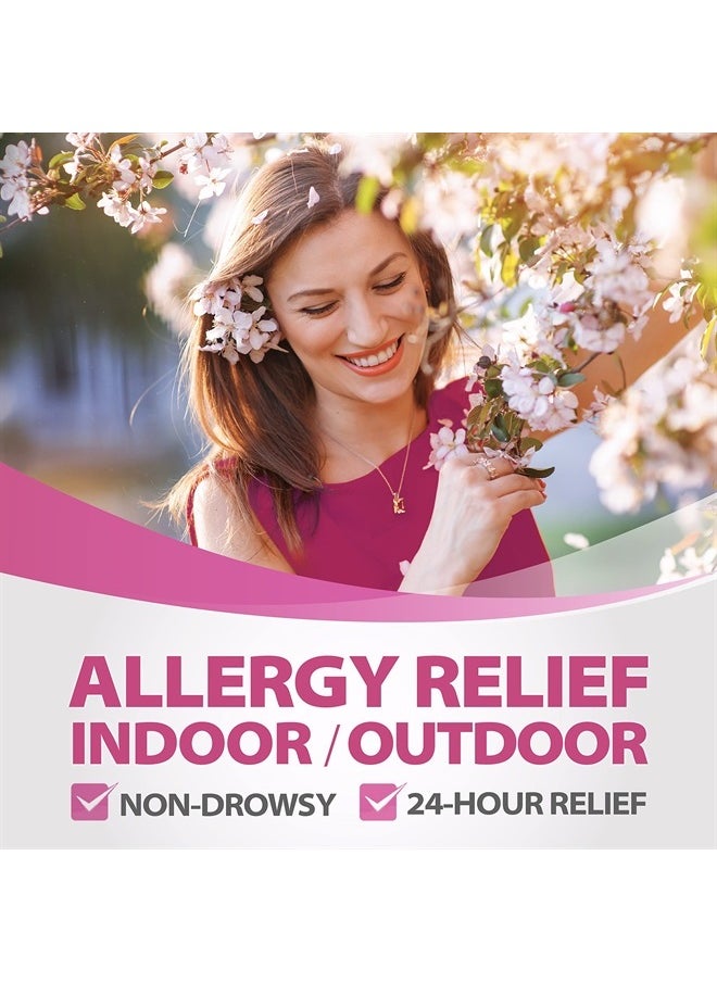 HealthA2Z Fexofenadine Hydrochloride 180mg, Antihistamine for Allergy Relief, Non-Drowsy, 24-Hour Antihistamine for Allergy Relief (120 Count (Pack of 1))  - Image 4