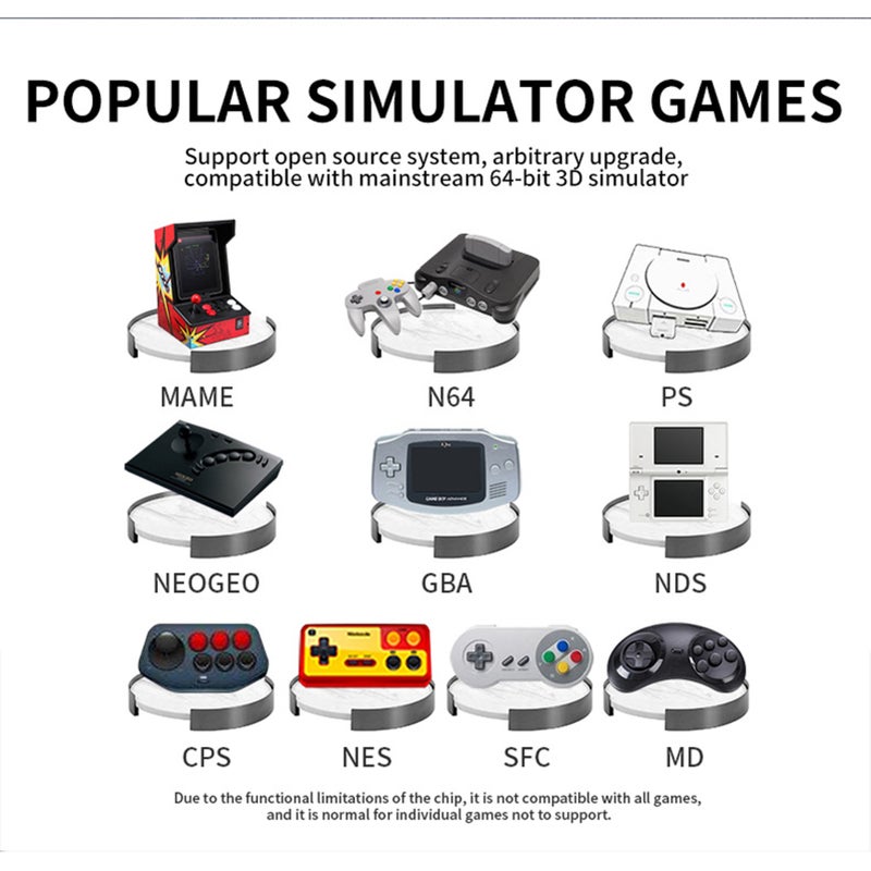 Handheld Game 3.5-inch IPS High-clear Screen Open Source Game Console 64-bit 3D Simulator Rechargeable Long endurance Massive games Dual Card Memory Design Play on TV Portable Gaming Player - Image 4