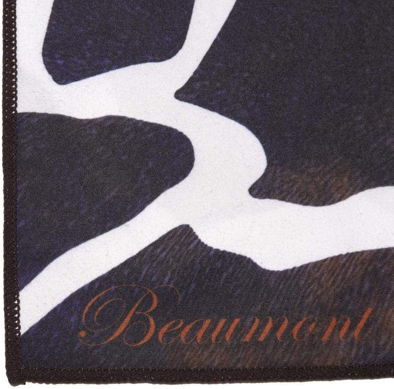 Beaumont Musical Polishing & Cleaning Patterned Giraffe Instruments Trumpet Clarinet Sax Flute Recycled Microfibre Cleaning Cloth Brass Silver 25 x 25cm (BFC-G) - Image 3