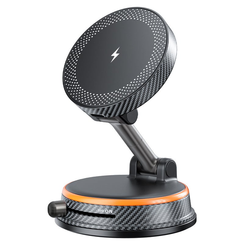Vacuum Magnetic Wireless Charging Car Mount Holder - Image 3