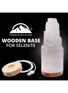Himalayan Glow Large Authentic Handmade Moroccan Selenite More Calming Than Salt Lamps Or Himalayan Salt Lamps Amazing Selenite Crystal Lamp 4-7 Lbs  - Image 2