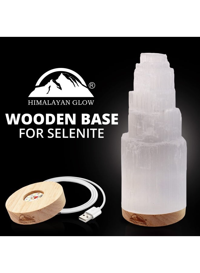 Himalayan Glow Large Authentic Handmade Moroccan Selenite More Calming Than Salt Lamps Or Himalayan Salt Lamps Amazing Selenite Crystal Lamp 4-7 Lbs  - Image 2