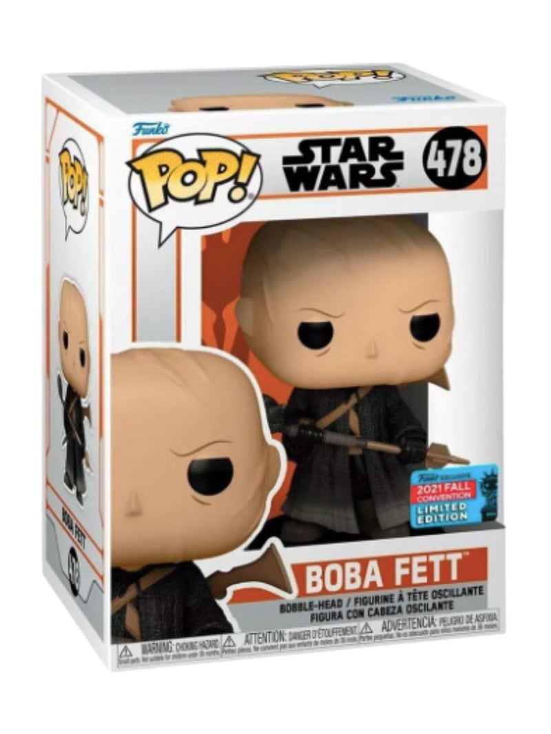 Funko 'Star Wars: The Mandalorian - Boba Fett NYCC 2021 US Exclusive #478 Pop! Vinyl - Image 1