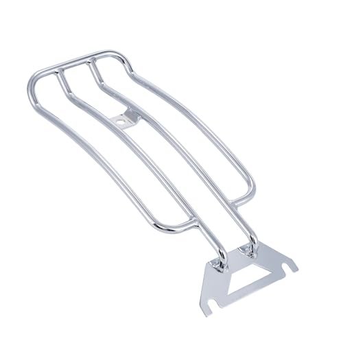 CELOMT Solo Seat Luggage Rack Fit Harley Touring FLH/T FLHT Electra Glide FLTR Road Glide Road King 1997-2024 Motorcycle Rear Fender (Chrome) - Image 3