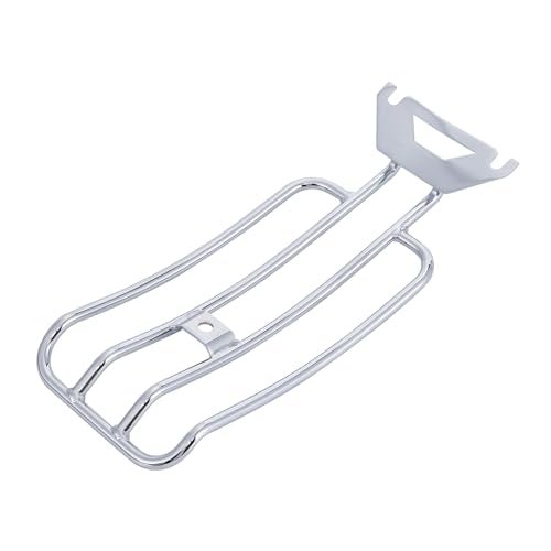CELOMT Solo Seat Luggage Rack Fit Harley Touring FLH/T FLHT Electra Glide FLTR Road Glide Road King 1997-2024 Motorcycle Rear Fender (Chrome) - Image 4