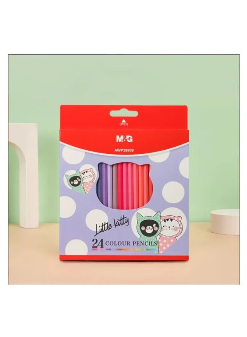 ام اند جي اقلام الوان خشبيه من ام اند جي 24 لون - Image 2