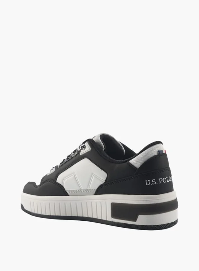 U.S. Polo Assn. Women's Panelled Lace-Up Sneakers