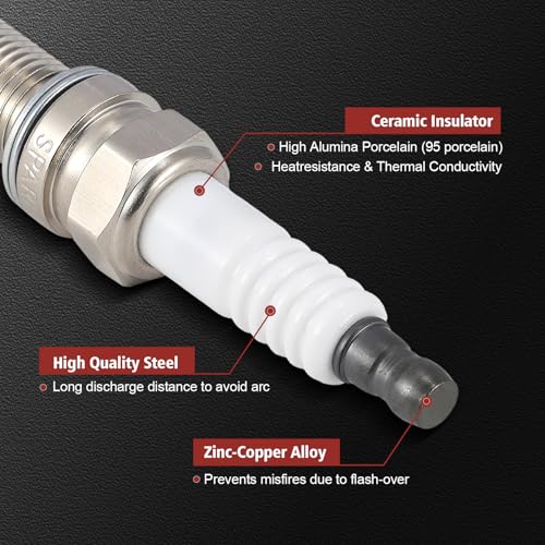 KacuYelin UF602 Ignition Coil Pack & Iridium Spark Plugs Compatible with Honda Accord Civic CRV Crosstour Acura ILX 2.4L L4 2008-2015 UF602 Coil Pack Sets of 4 Replaces #C1662 5C1719 E1102 LKR7BGPS - Image 4