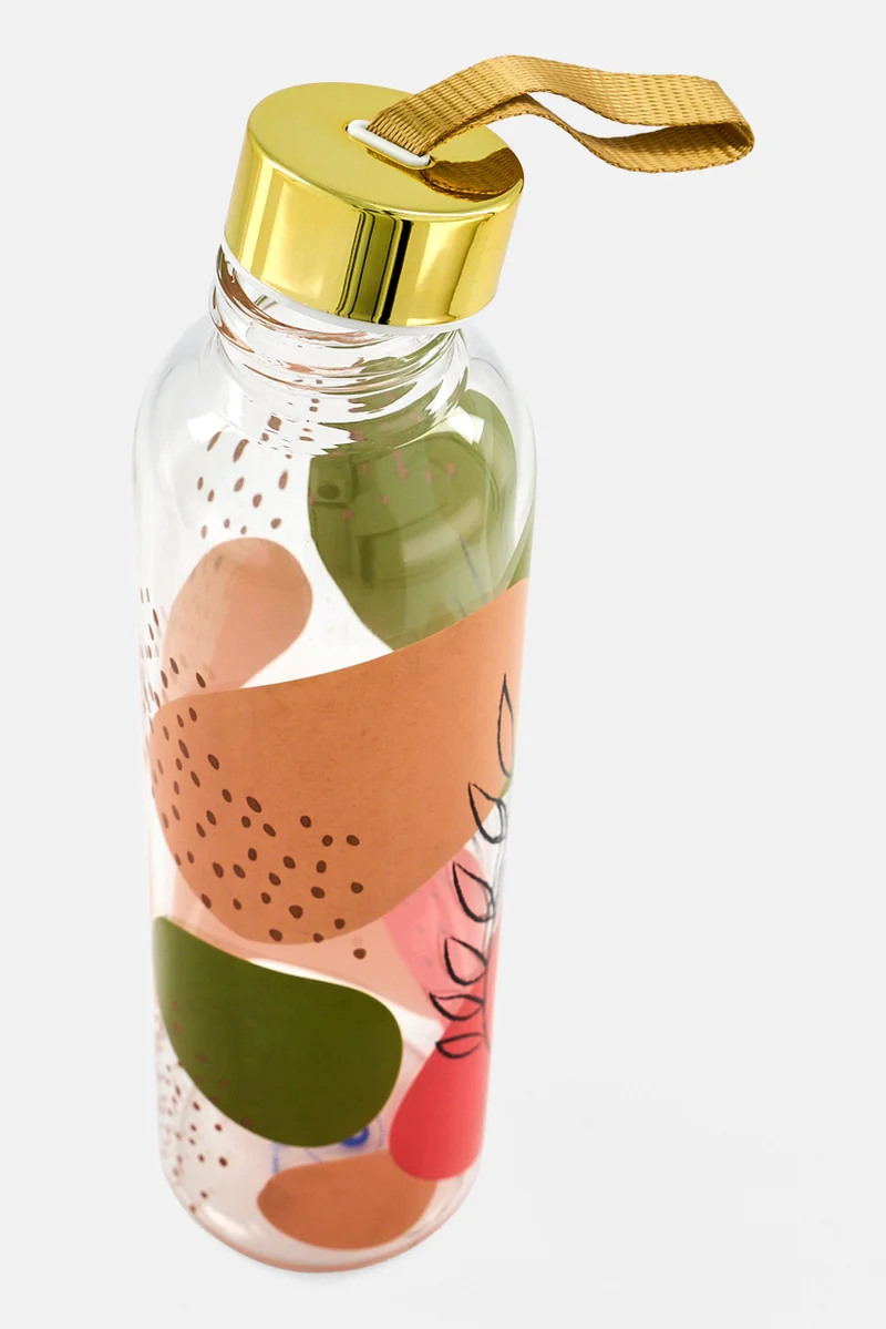 Muy Mucho Drinking Bottle With Screw Cap 550ml, Multicolor