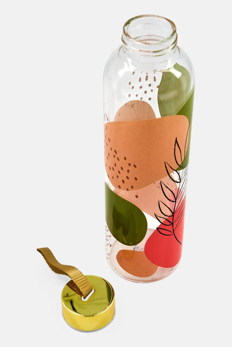 Muy Mucho  Drinking Bottle With Screw Cap 550ml, Multicolor  | Best Price UAE
