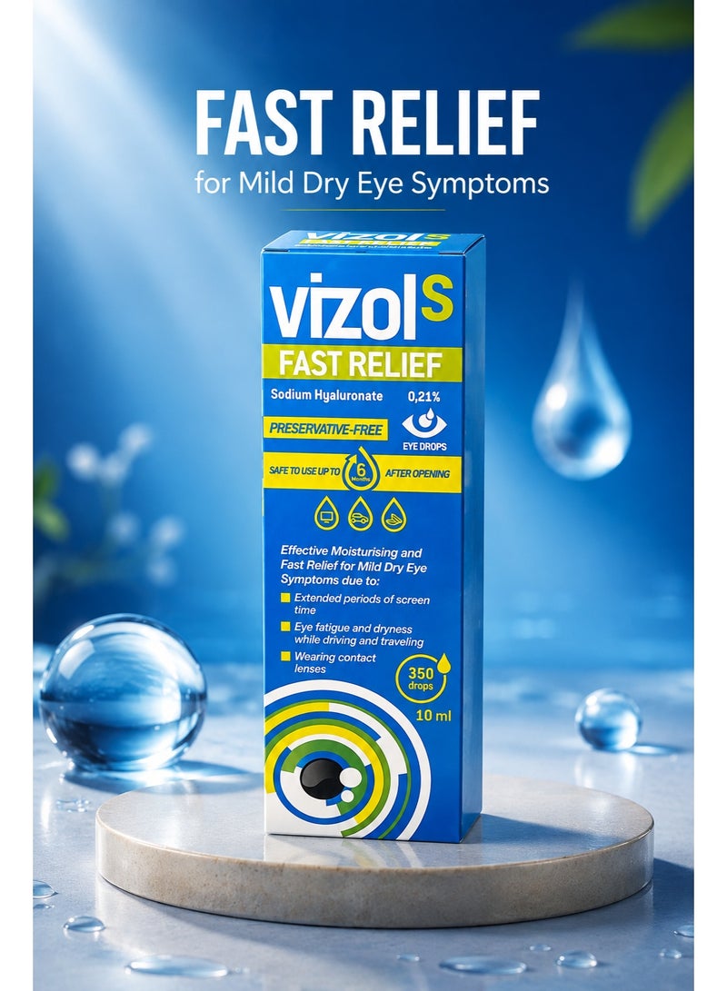 VIZOL S 0.21% EYE DROPS 10ML (PACK OF 3) - Image 2