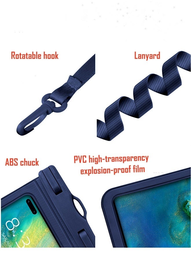 JCB CHIC IPX8 Waterproof Phone Pouch，Universal Waterproof Phone Case with Lanyard, Floating Dry Bag with Clear Window，Touch-Sensitive Waterproof Phone Holder for Water Activities - Image 3
