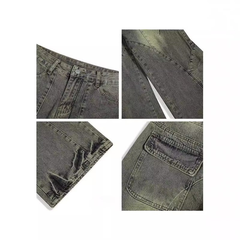 Unisex Casual Daily Denim Jeans - Image 3