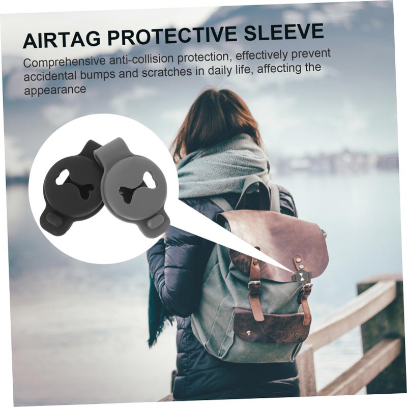 2 Pcs Dog Protective Sleeves Wear Resistant Bone Pattern Grey - Image 5