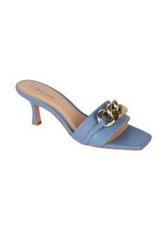 CARRANO Carrano Ladies Open Back Chain-detail Thin Heel Sandals 322017 Cab415  - Image 1