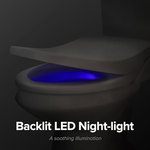 SmartBidet® SB-1200 Luxury Advanced Electric Smart Bidet Round White Toilet Seat with Remote control, Endless Warm Water with LED Night Light, Slim Profile - Image 4