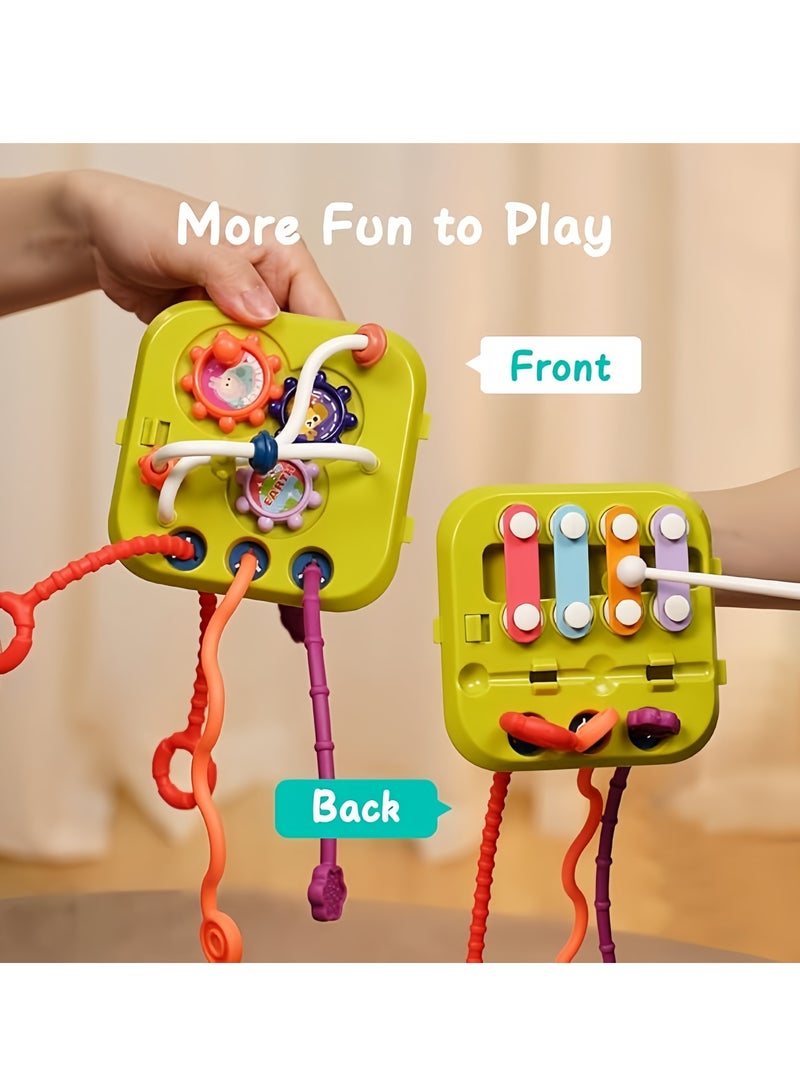 7 in 1 Multifunctional Baby toys, montessori toys for 1 year old,shape sorting box activity cube, Intelligence Educational Game Perfect Shapes Sorter Soft Cube Montessori Toy  - Image 4