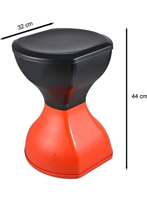 Skyzone skyzone Plastic Foldable Sitting Stool for Home Kitchen Bedroom Living Room Indoor Outdoor  - Image 2