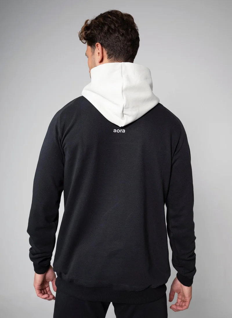 Aora Unisex Chrome Qaze Bi-Color Hoodie