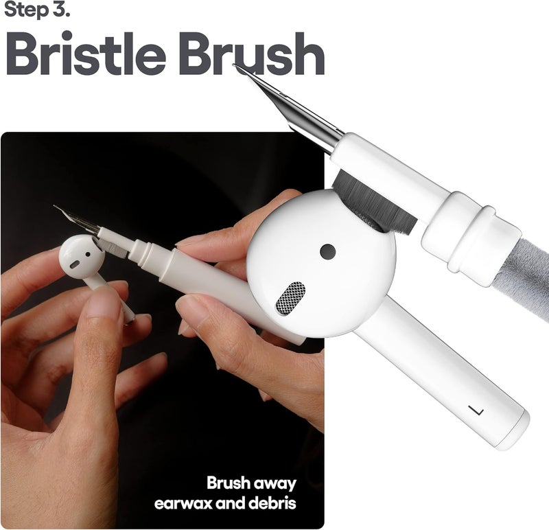 كايودز مجموعة أدوات تنظيف AirPods من Air Care - تعقيم وتنظيف وصيانة سماعات AirPods وAirPods Pro وغيرها من السماعات بأمان - تشمل مزيل اللزوجة والمعجون اللاصق - Image 5