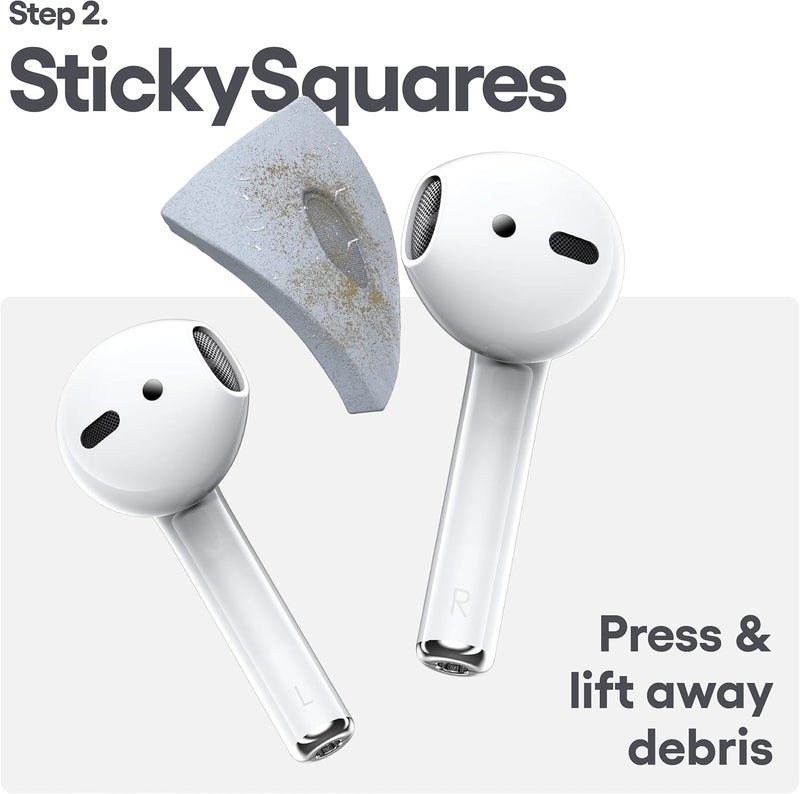 كايودز مجموعة أدوات تنظيف AirPods من Air Care - تعقيم وتنظيف وصيانة سماعات AirPods وAirPods Pro وغيرها من السماعات بأمان - تشمل مزيل اللزوجة والمعجون اللاصق - Image 4