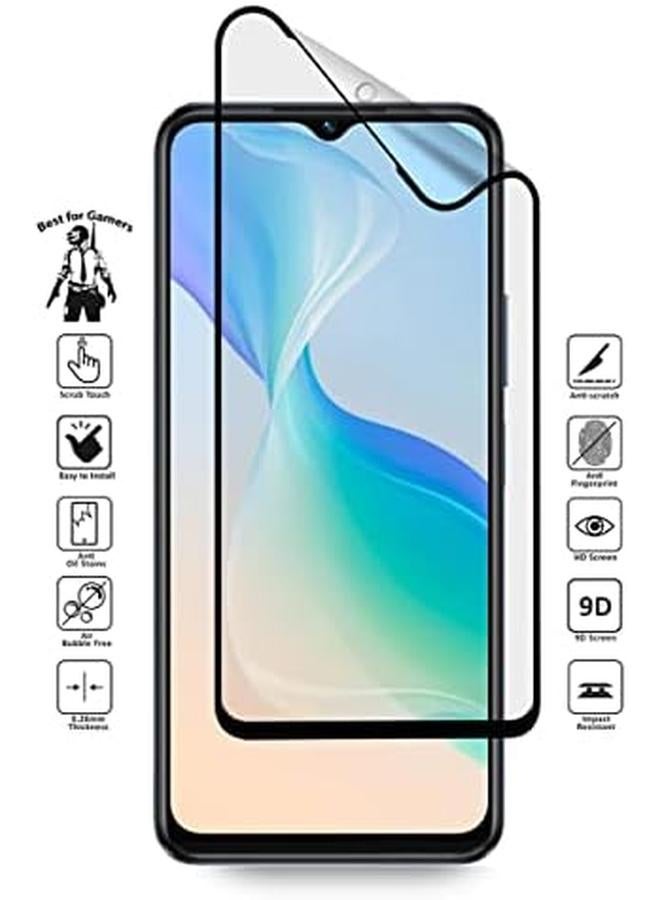 erorex Wtech 9D Matte Ceramics Full Coverage Screen Protector For Vivo T1 5G, Clear Black - Image 2
