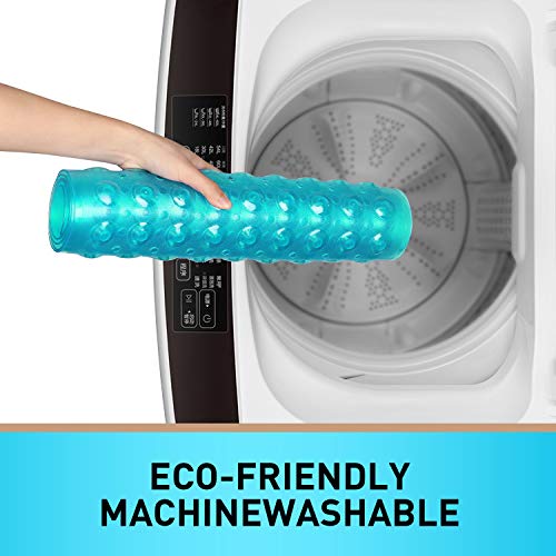 Sheepping Baby Bath Mat Non Slip Extra Long Bathtub Mat for Kids 40 X 16 Inch - Eco Friendly Bath Tub Mat with 200 Big Suction Cups,Machine Washable Shower Mat (Green) - Image 5