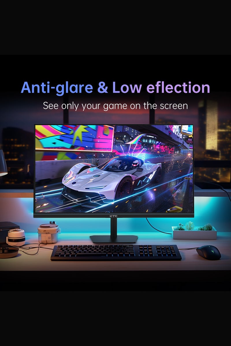 KTC 25 Inch 180Hz Gaming Monitor, FHD 1080P Fast IPS Frameless Computer Monitor with Adaptive Sync, Eye Care PC Gamer Monitor, HDMIx2, DisplayPort, VESA Mountable, Tilt Adjustable, H25T7 - Image 4