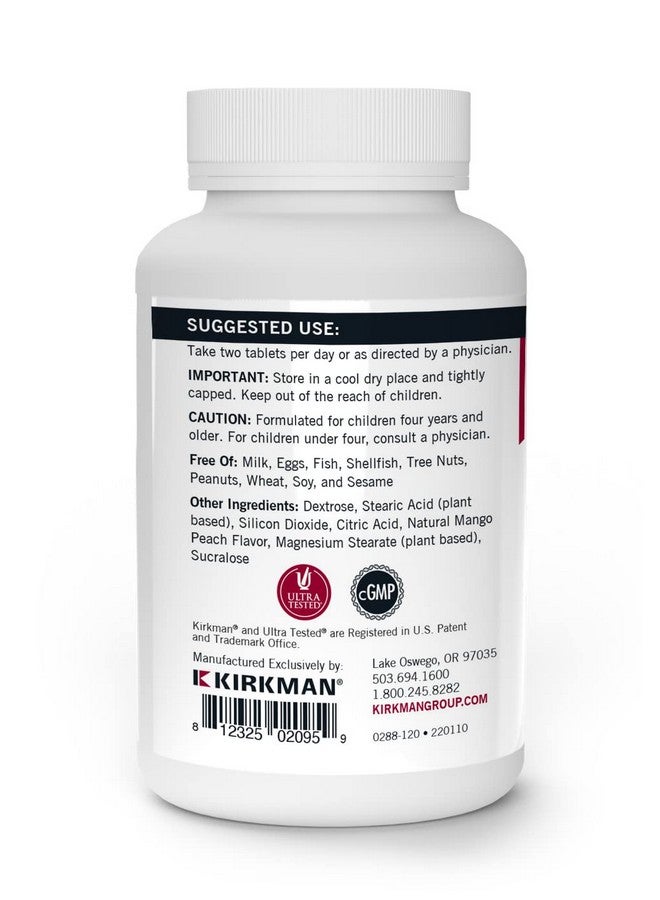 Kirkman Children's Chewable Multivitamin & Mineral Wafers -120 Tablets - Image 3