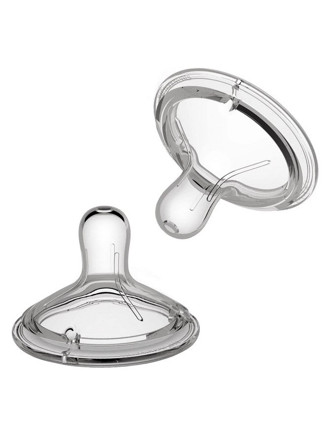 NANOBÉBÉ Nanobebe Flexy Silicone Bottles Nipples Triple Vented Twin-Pack - Slow Flow - Image 1
