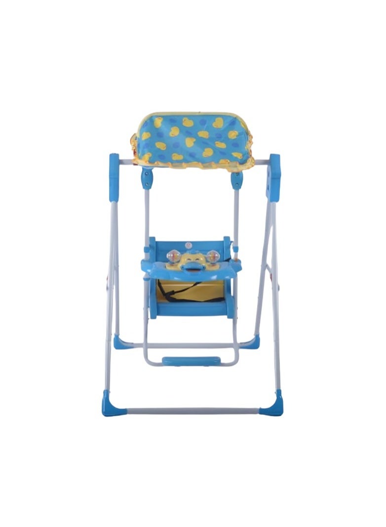 Swing for Kids - Baby Swing with Stand and Metal Body Frame - Perfect for Indoor and Outdoor - for Boys and Girls of Age 6 Months and Above-blue