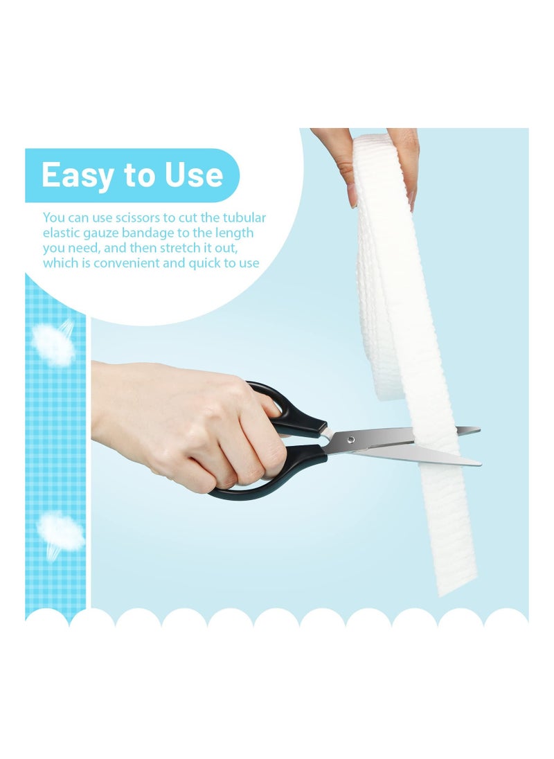 Generic - Fix Net Tubular Bandage Elastic Net Wound Dressing Tubular Elastic Gauze Bandage Breathable Bandage Retainer Stretch Tube Bandages for Wrist Forearm Elbow, 10.9 Yard - Image 1