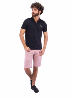GIORDANO Men's Embroidery Solid Polo - Black  - Image 2