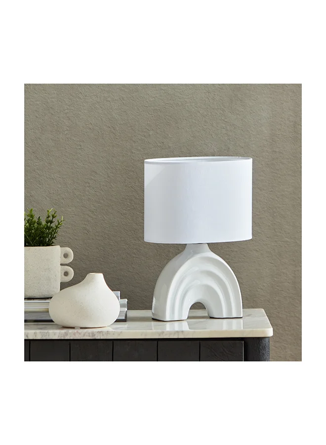 Home Box Caspian Ceramic Table Lamp 21.5 x 30 x 21.5 cm