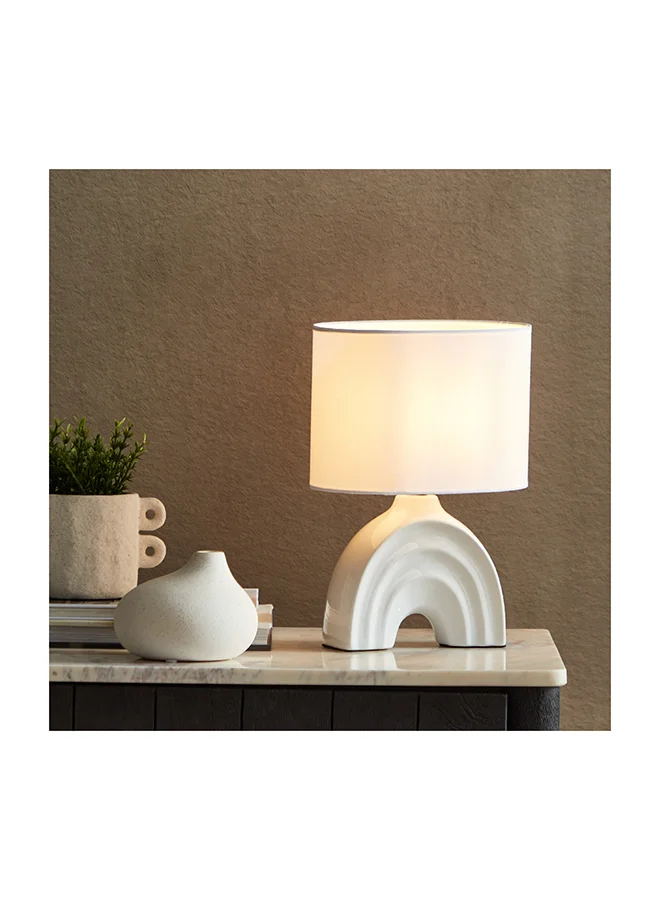 Home Box Caspian Ceramic Table Lamp 21.5 x 30 x 21.5 cm