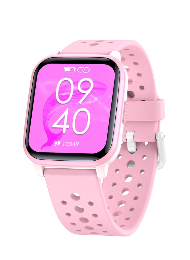EVEREEN Kids Smart Watch with Sleep Mode, 20 Sports Modes, 5 Games and Pedometer - Fun Birthday Gifts for 4-16 Year-Olds(Pink)  - Image 1