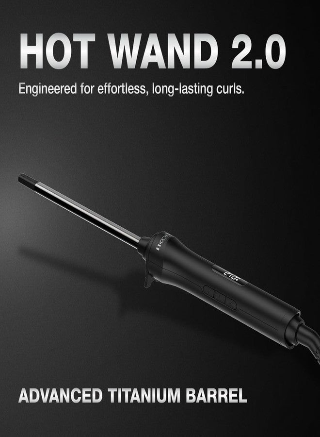 IKONIC Hotwand 2.0, with 10mm Titanium Barrel for Tight Skinny Curls, 8inch Long for Longer Hair, 360 Swivel Cord for Easy Curly Hair Style - Image 2