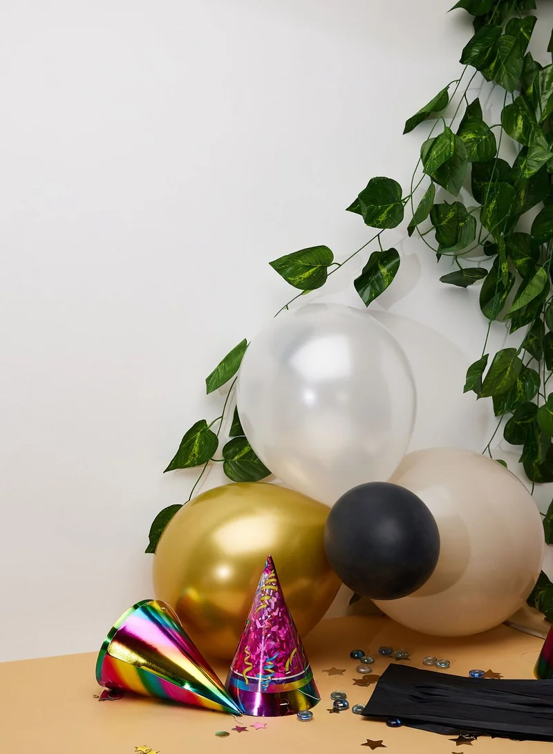 Ginger Ray Balloon Arch - Black, Cream, Nude And Champagne Chrome