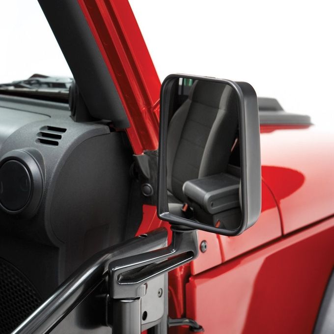 Bestop 5126201 Highrock 4X4 Replacement Mirrors For Wrangler YJ TJ 19882006