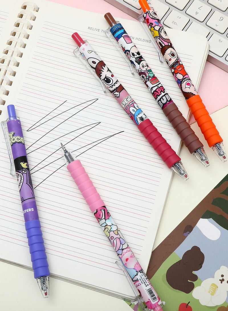 LABUBU LABUBU 5 automatic pencils and 10 black automatic pen refills  - Image 2