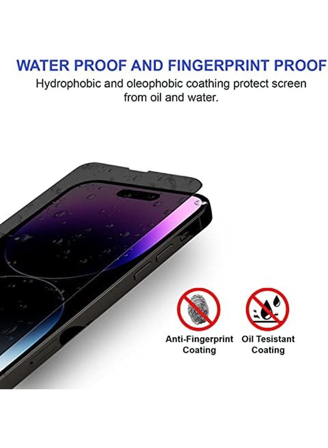 erorex Premium Iphone 14 Pro 6.1" Screen Protector Protector For Iphone 14 Pro 6.1" Ultra Thin Anti Spy Hd Bubble Free Hd 2 Pack  - Image 5