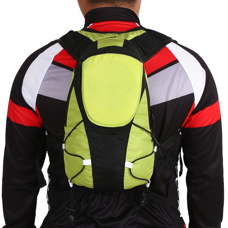 5L Lightweight USB Rechargeable Reflective Backpack with LED Signal Light Outdoor Sport Safety Bag Gear for Cycling Running Walking Jogging - Image 4