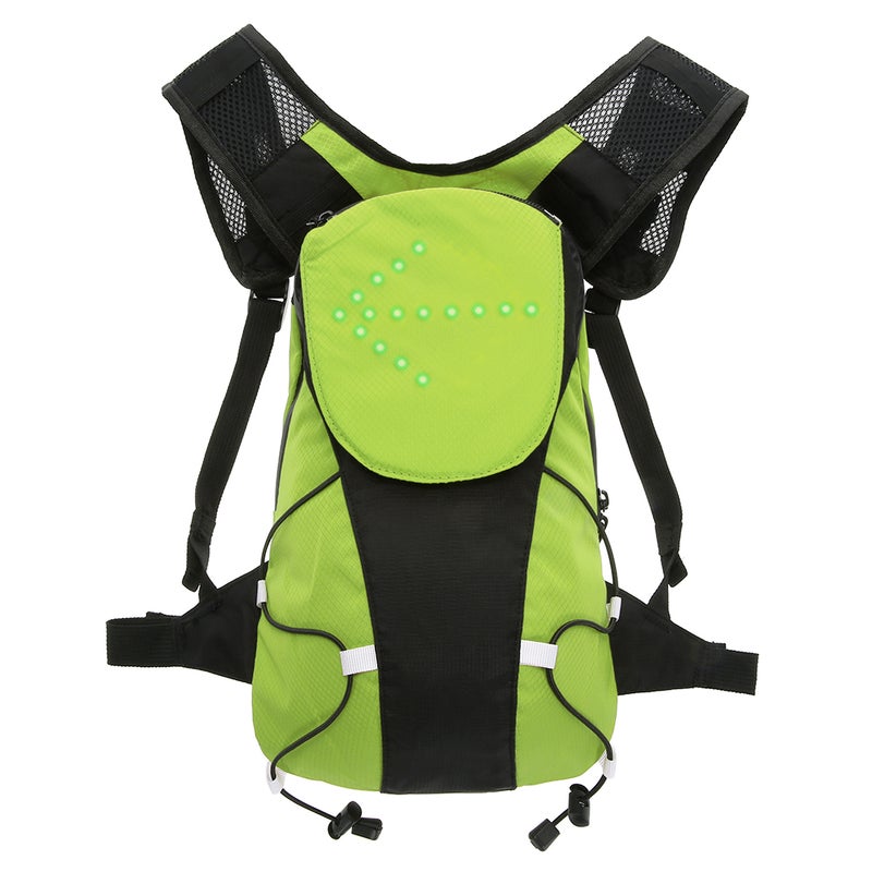 5L Lightweight USB Rechargeable Reflective Backpack with LED Signal Light Outdoor Sport Safety Bag Gear for Cycling Running Walking Jogging - Image 3