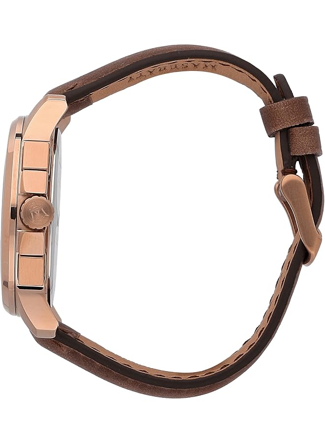 مازيراتي ساعة رجالية R8871621004 Successo أنالوج بشاشة كوارتز أنالوج بنية اللون - Image 2