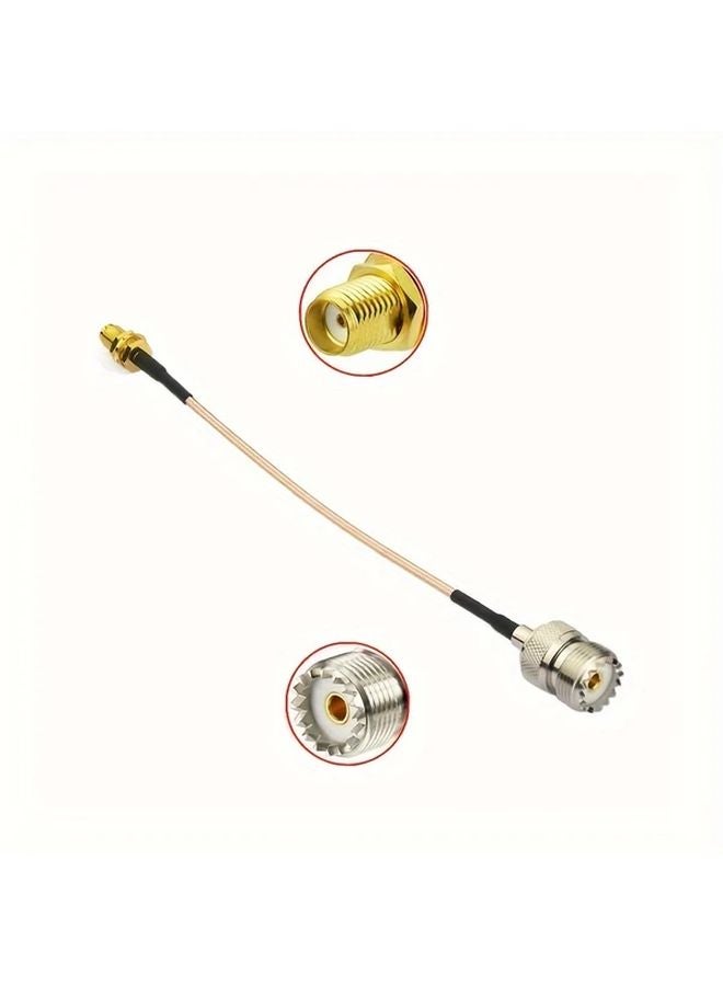 محول كابل SMA ذكر إلى UHF SMA أنثى بطول 11.81 بوصة - Image 3